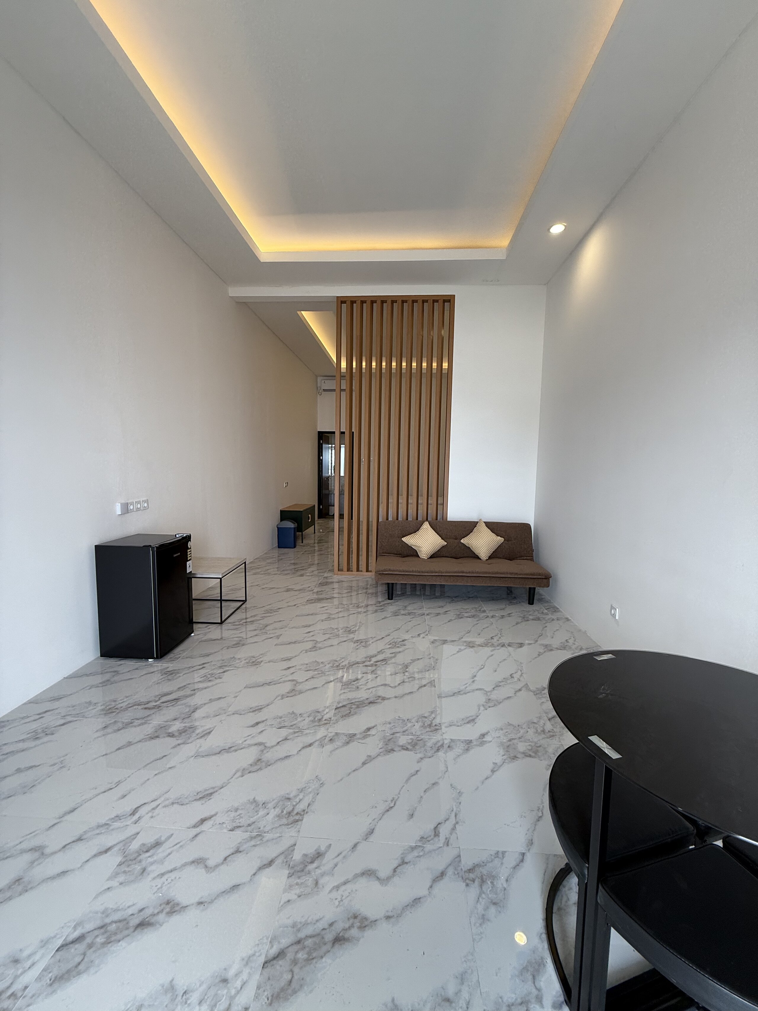 Comfortable seating area with stylish furnishings